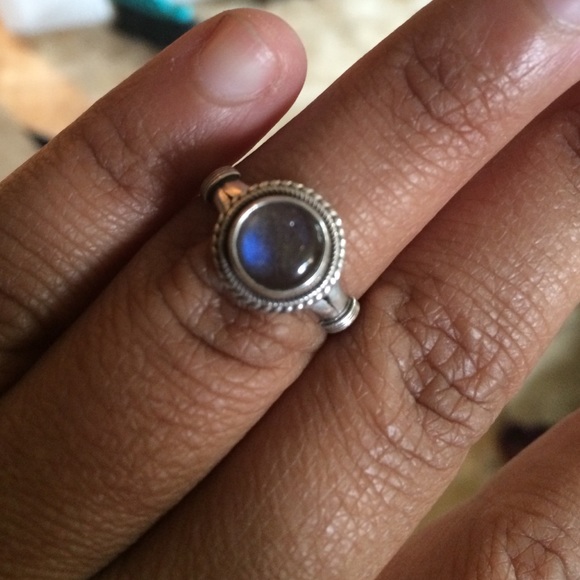 Sterling silver moonstone ring! Genuine Materials!