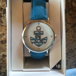 Blue anchor watch
