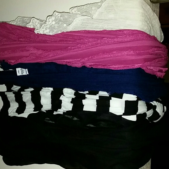 5 scarves