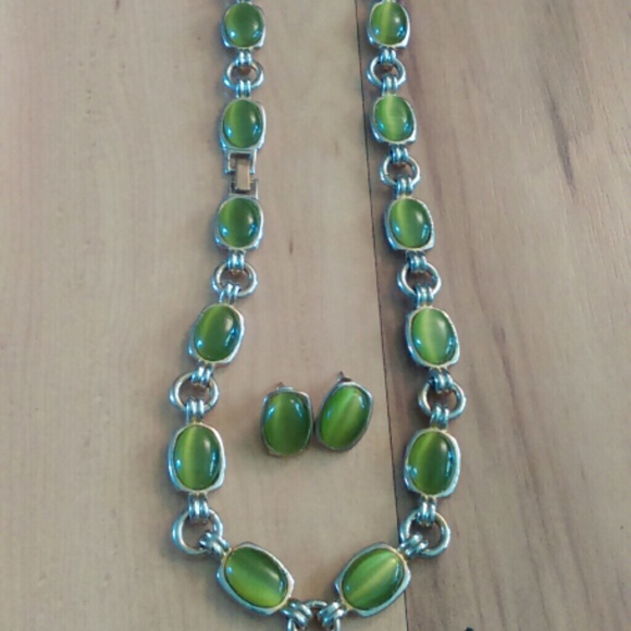 Necklace and earrings