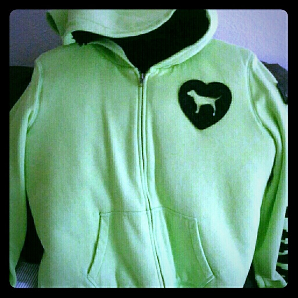 PINK sherpa lined hoodie