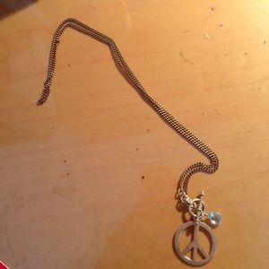 peace sign necklace