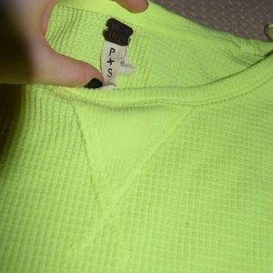 Free people thermal long sleeved shirt