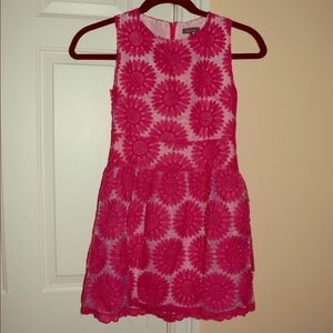 SOLD Pink floral print dress