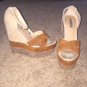 H by Halston platform wedges