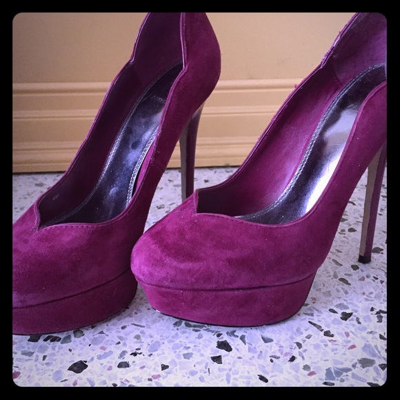 Purple High Heels