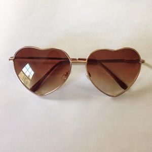 Heart shaped sunglasses