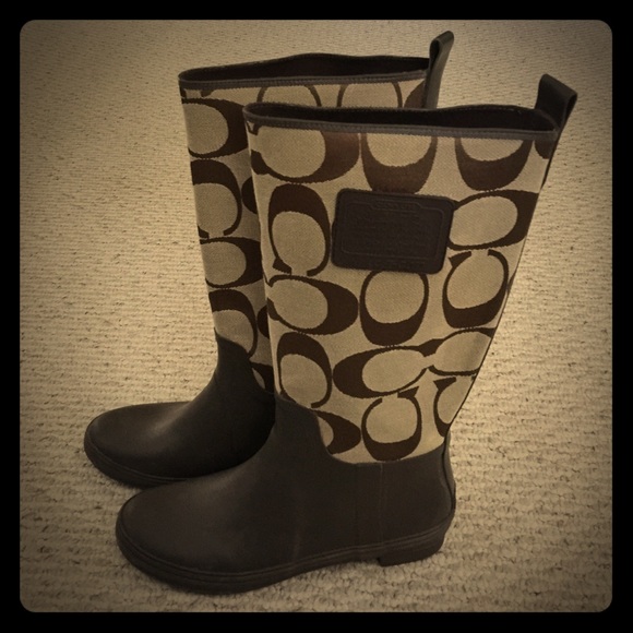 *SOLD* Authentic Coach Rain Boots