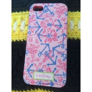 Lilly Pulitzer phone case & bracelet