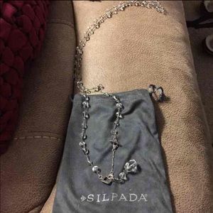 Silpada necklace and creme jacket