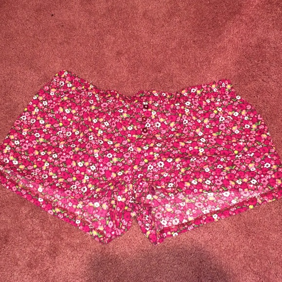 Floral short short (pajamas)