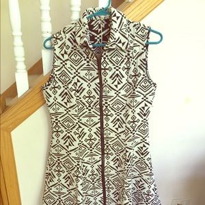 Tribal Aztec zipper dress! NWT!