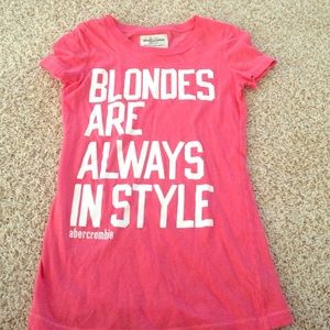 Pink shirt from Abercrombie