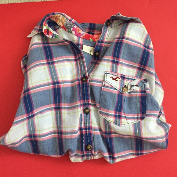 Hollister plaid shirt