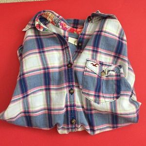 Hollister plaid shirt