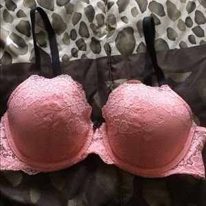 VS dream angel lace pink Demi bra