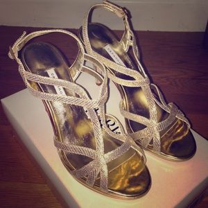 Gold heels