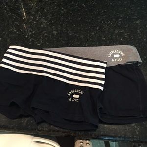 2 ABERCROMBIE YOGA SHORTS