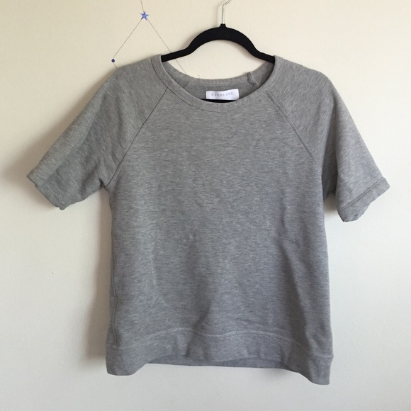 Everlane short sleeve French terry - grey