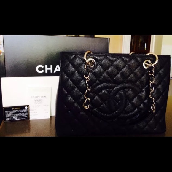 SOLD---NEW CHANEL GRAND SHOPPER TOTE.