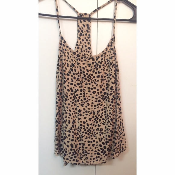 Cheetah tank top H&M