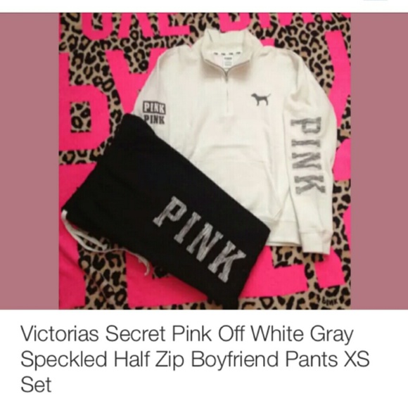 Xs victoria secret half zip only