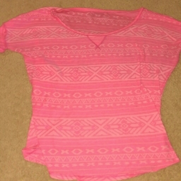 !!!SOLD in BUNDLE!!!! Hollister Neon pink shirt