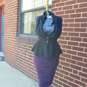 AllSaints Spitalfield black waistcoat