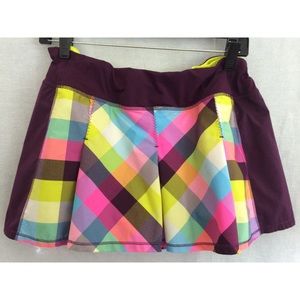 Lululemon Checkered Skirt