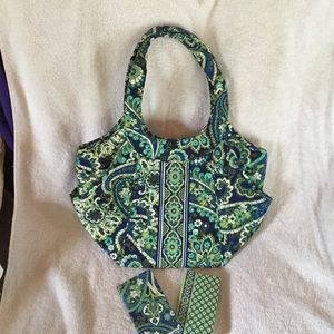 NWOT Vera Bradley Rythym and blues large bag