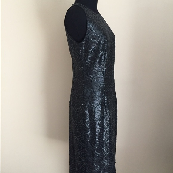 Carmen Marc Valvo Sequin Dress - Picture 3 of 4
