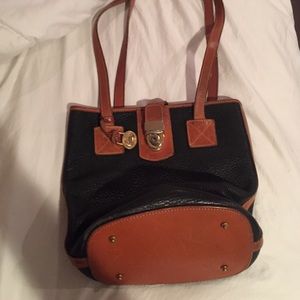 Dooney& Bourke  two toned  leather purse
