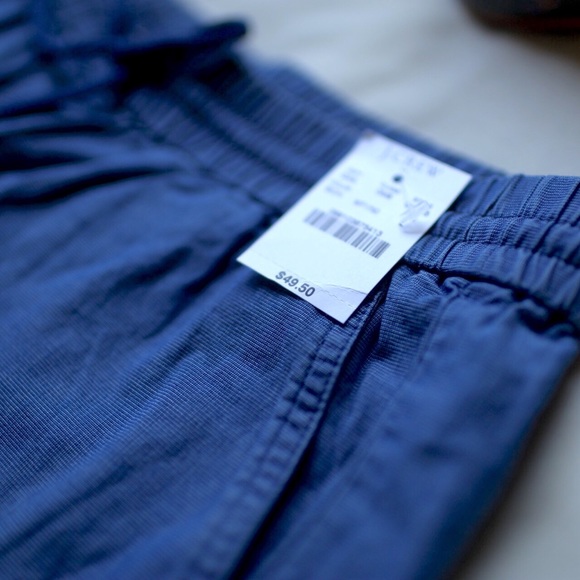 Super soft Chambray drawstring shorts. - Picture 3 of 3