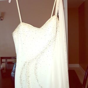 White prom dress