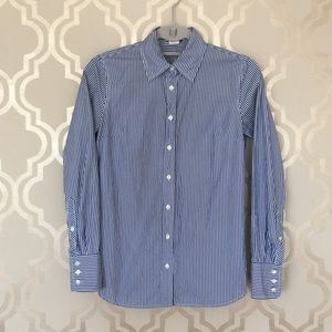 J. Crew Cotton Striped Button Up Shirt