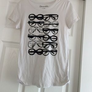 A white, short sleeved shirt