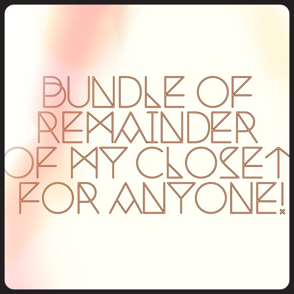 ✨REMAINDER OF STUFF IN CLOSET✨