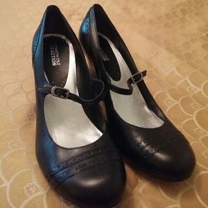 Kenneth Cole hilaree maryjane black wedge heel 9.5