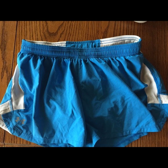 Small blue under armor shorts