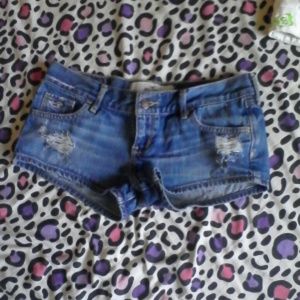 Denim Hollister shorts