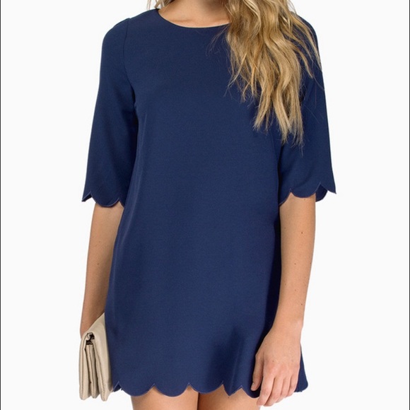 Scalloped Dress