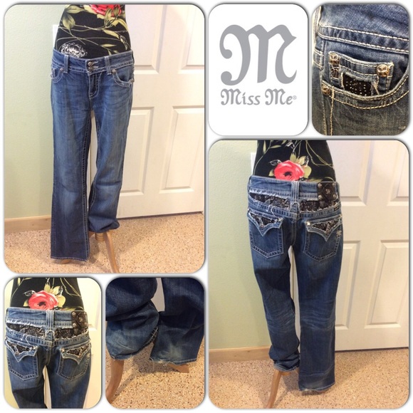 💕👖SUPER CUTE MISS ME LACE/BLING JEANS👖💕