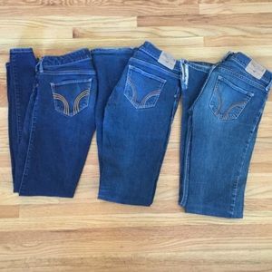 Bundle of 3 Hollister jeans