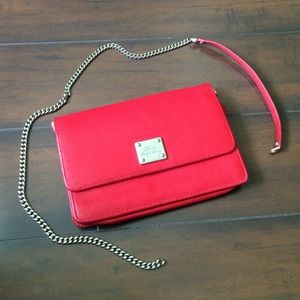 Lauren Ralph Lauren Red Clutch/Crossbody