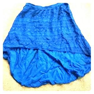 High-low skirt