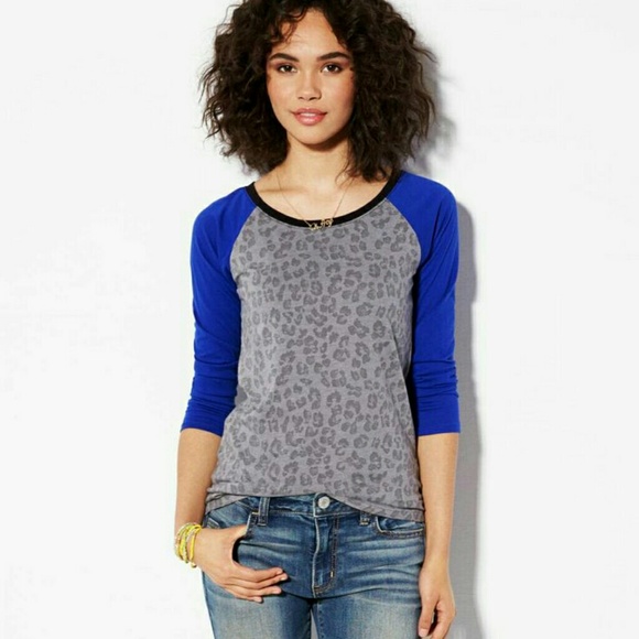 AE Striped Baseball T-Shirt