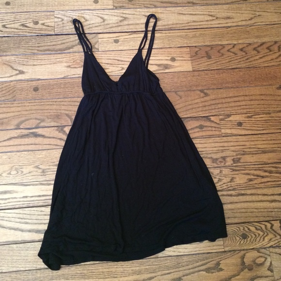 Black strappy baby doll dress - Picture 1 of 2