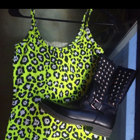 Long Leopard Print Tank - Picture 1 of 3