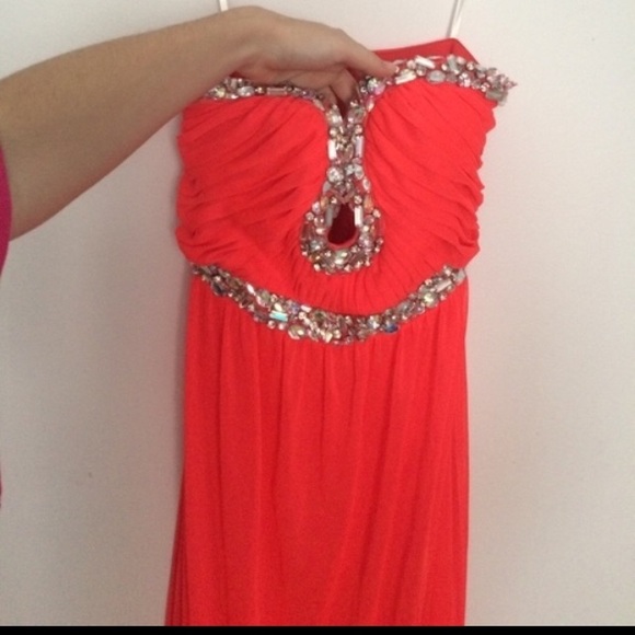 Size 7 Coral Dress
