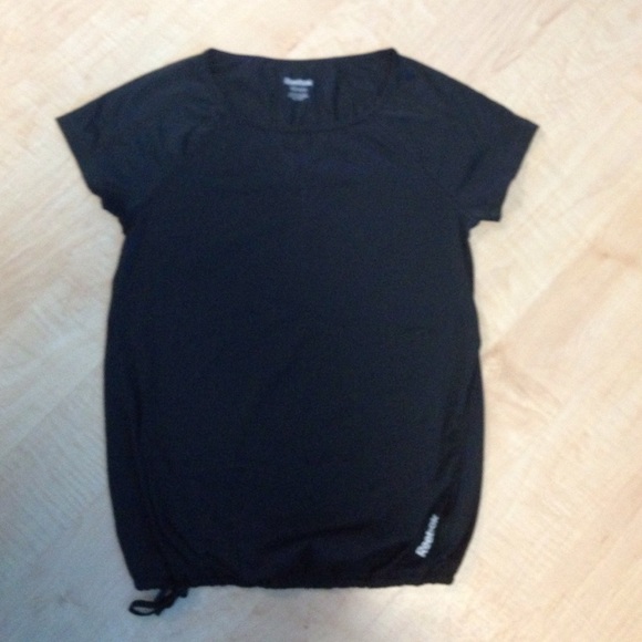 Black Reebok workout shirt